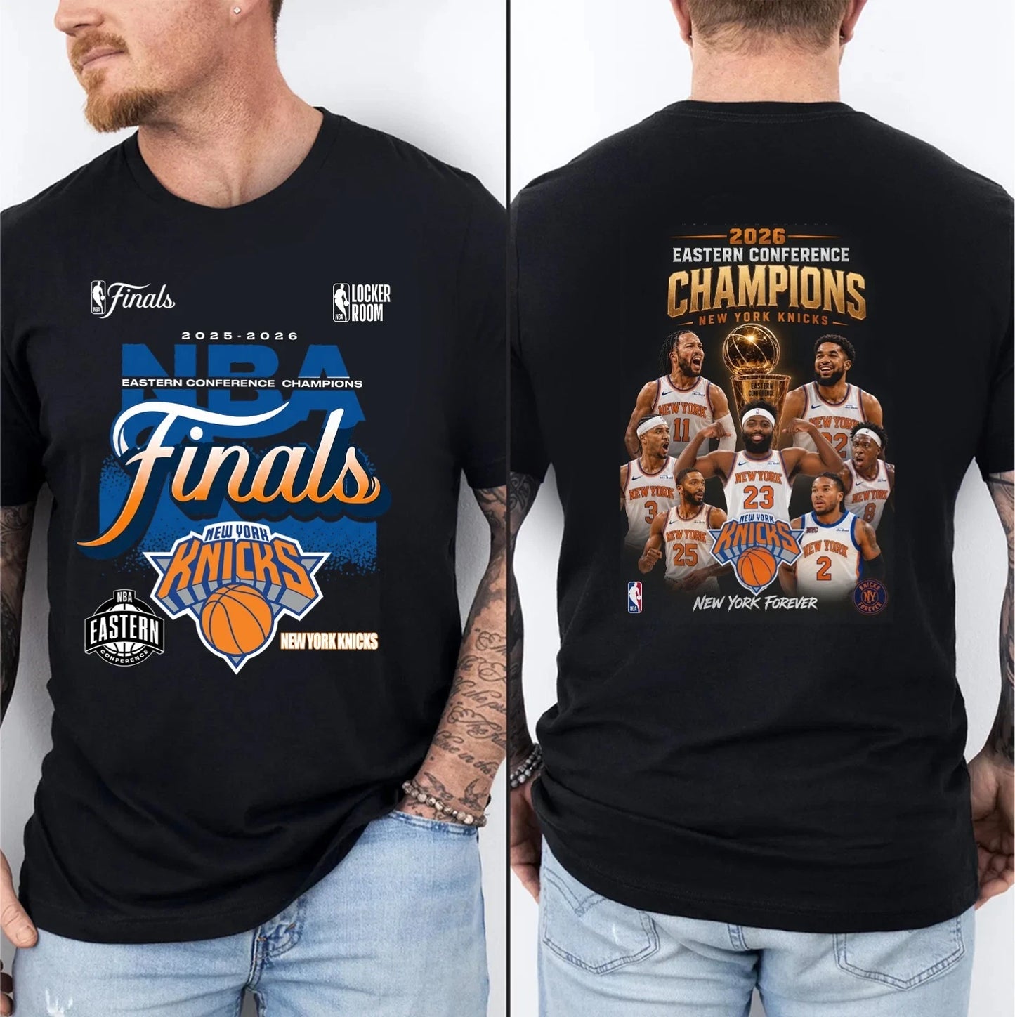 NYK 2026 Basketball  Finals Printed T-Shirt V2