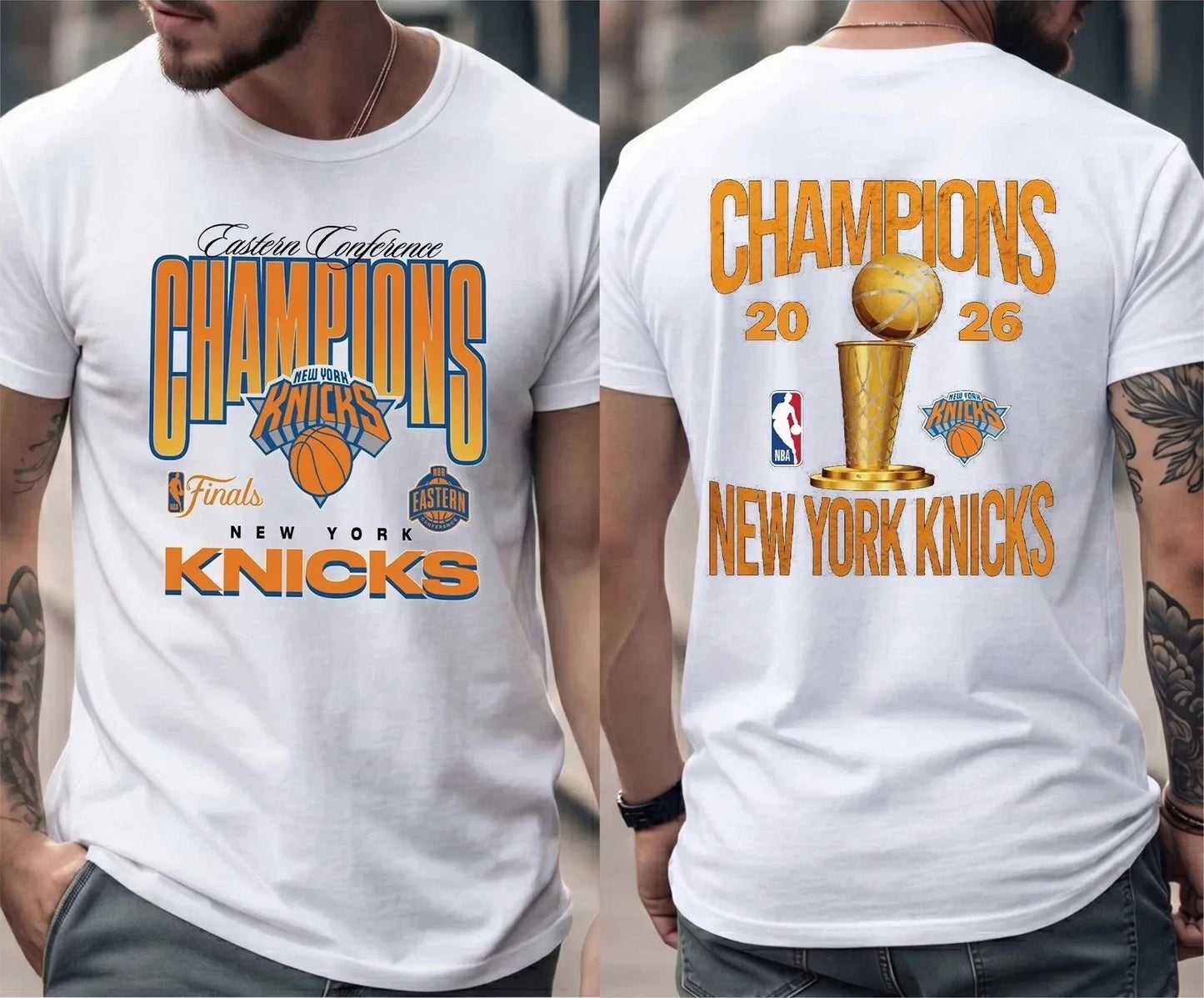 NYK 2026 Basketball  Finals Printed T-Shirt V3