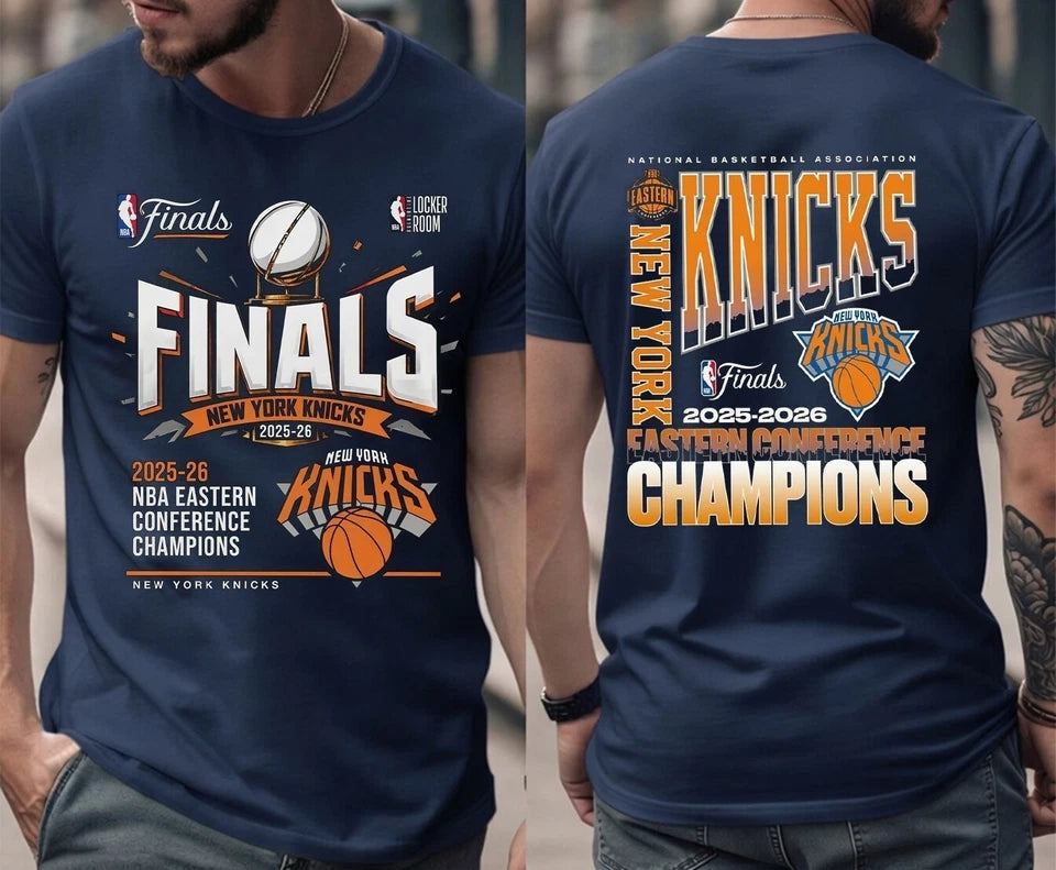 NYK 2026 Basketball  Finals Printed T-Shirt