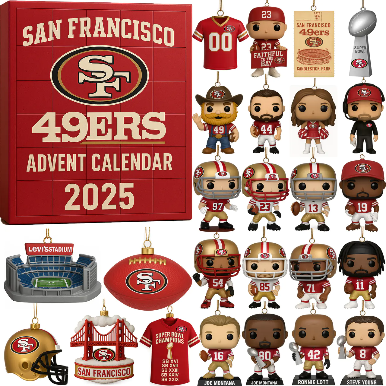 🏈 San Francisco 49ers Advent Calendar 2025