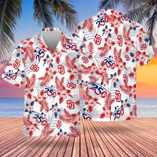 SD Special Semiquincentennial Hawaiian Design Button Shirt