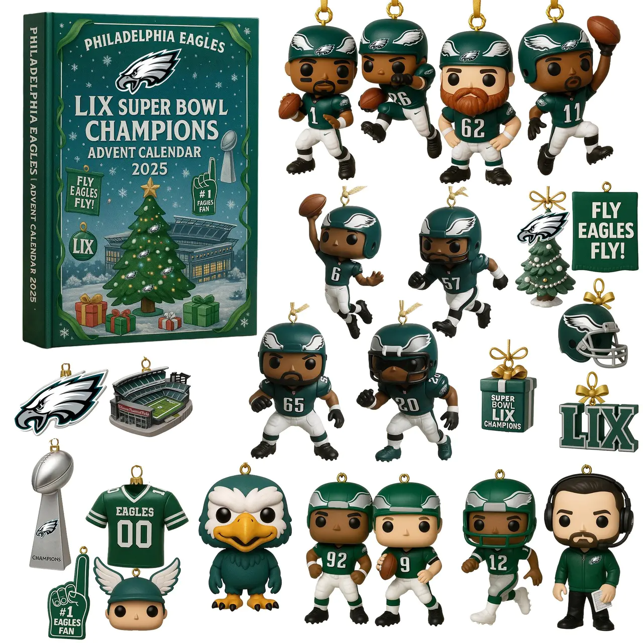 🏈 Philadelphia Eagles LIX Super Bowl Champions Advent Calendar 2025