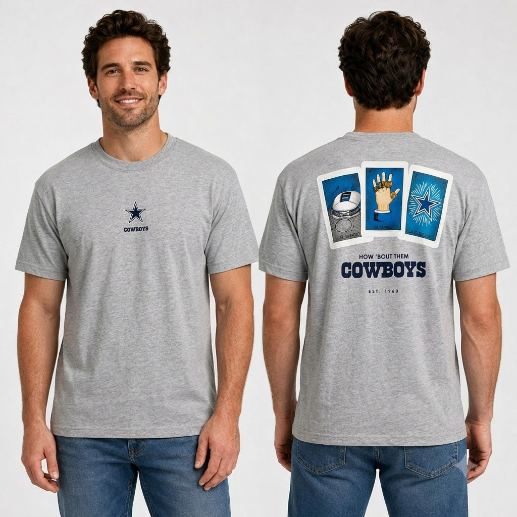 DAL How ‘Bout Them Cowboys Est 1960 Two Sides T-Shirt - Printed
