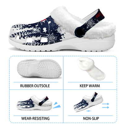 NE Fleece-Lined Clogs - Comfortable in Winter