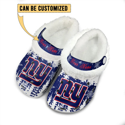 NYG Fleece-Lined Clogs - Comfortable in Winter