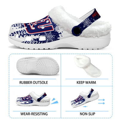 NYG Fleece-Lined Clogs - Comfortable in Winter