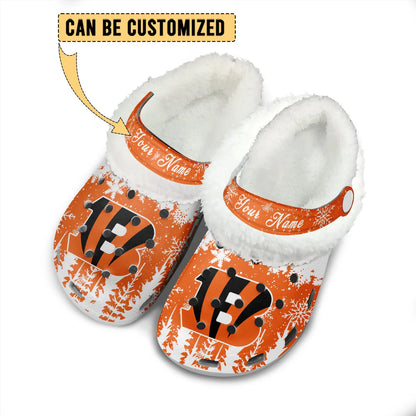 CIN Fleece-Lined Clogs - Comfortable in Winter