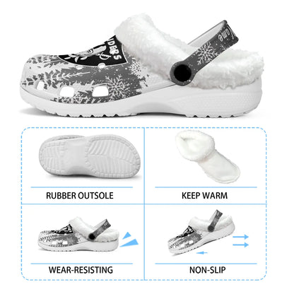 LVR Fleece-Lined Clogs - Comfortable in Winter