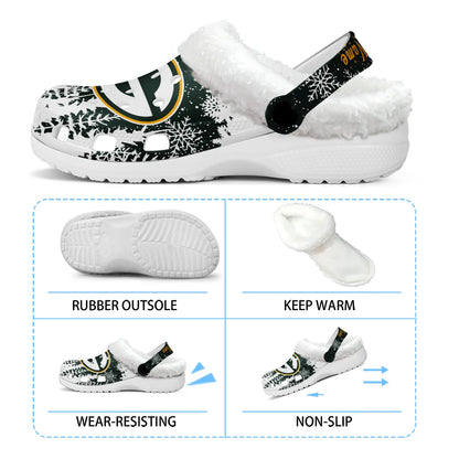 GB Fleece-Lined Clogs - Comfortable in Winter