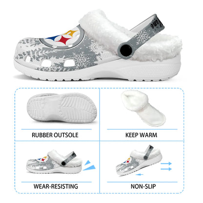 PIT Fleece-Lined Clogs - Comfortable in Winter