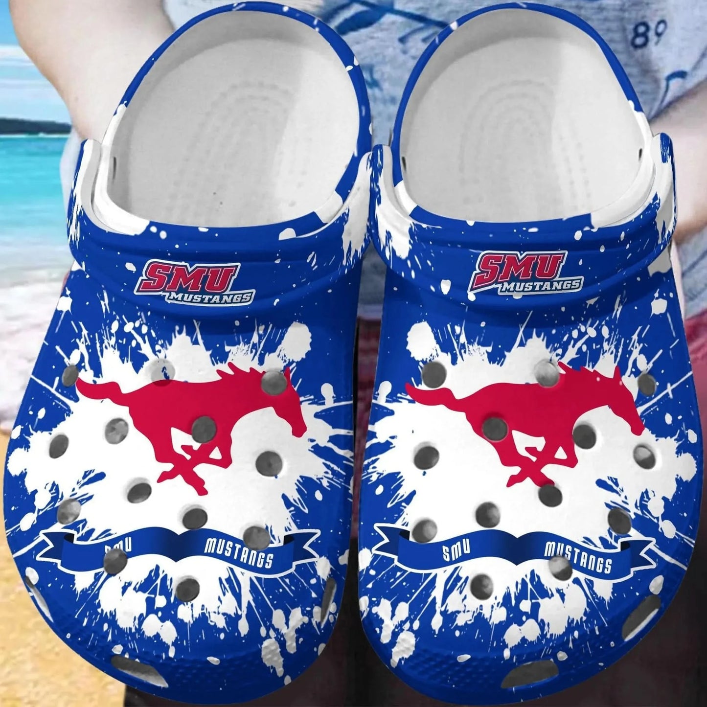 SMU Mustangs Clog - Gift for you