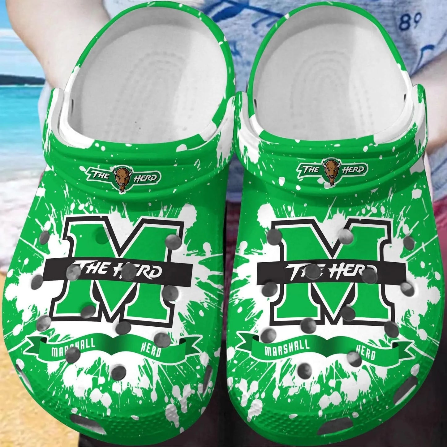 Marshall Thundering Herd Clog - Gift for you