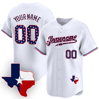 CUSTOM TEXAS STYLE BASEBALL JERSEY V2 - EMBROIDERED