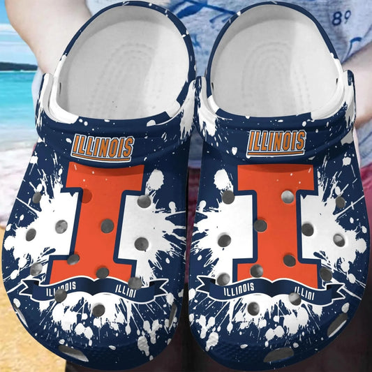 Illinois Fighting Illini Clog - Gift for you