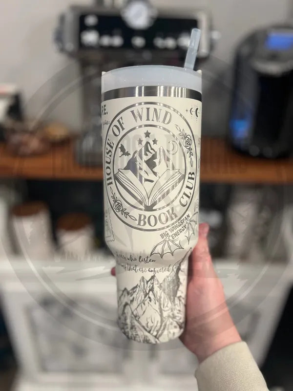 40 Oz House of Wind | Engraved ACOTAR Merch TA04