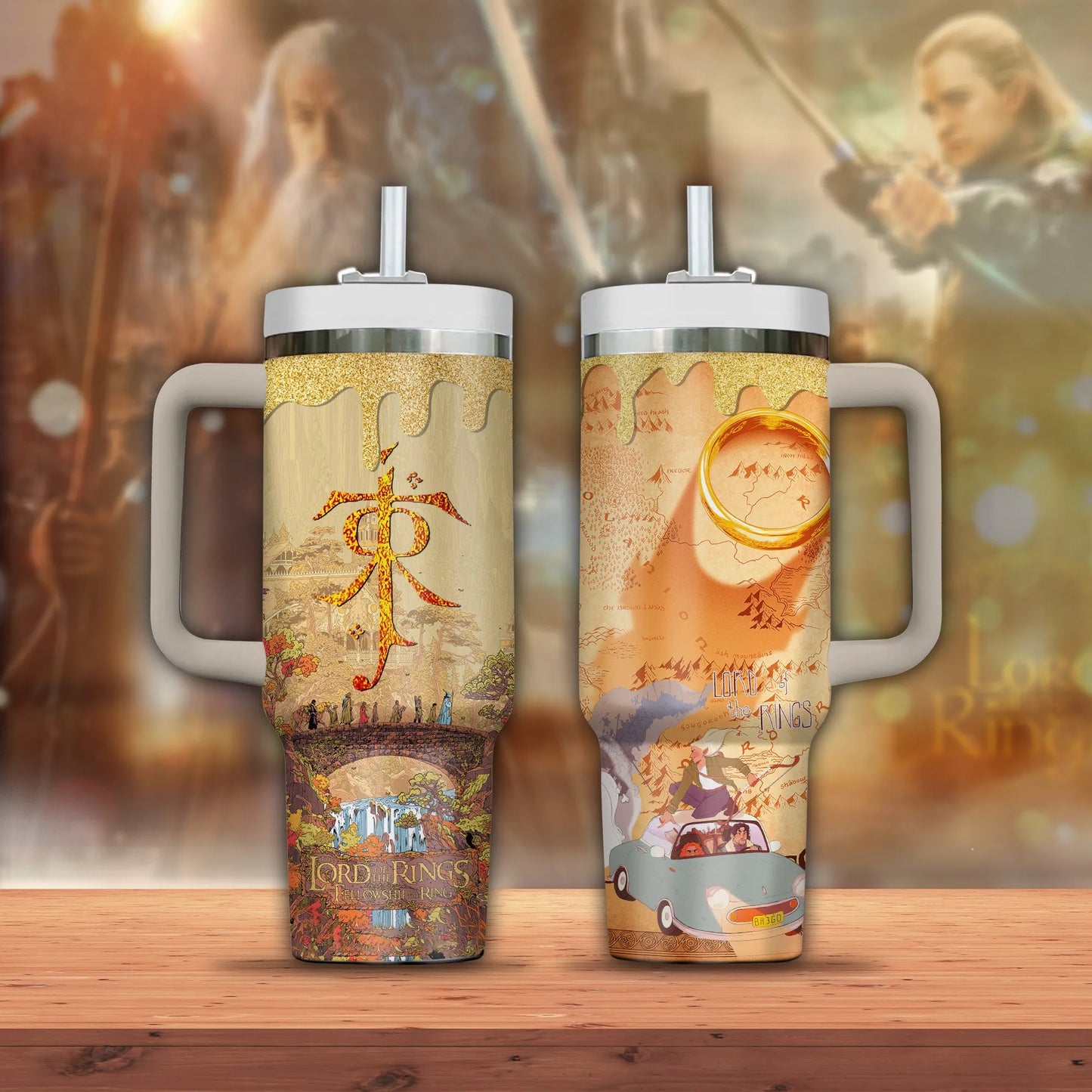 Lord of the Rings LLR5 - Engraved 40oz Tumbler