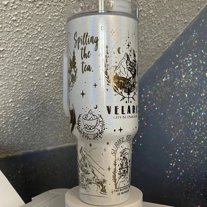 40 Oz Velaris City Of Starlight Tumbler, ACOTAR Merch TA05