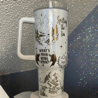 40 Oz Velaris City Of Starlight Tumbler, ACOTAR Merch TA05