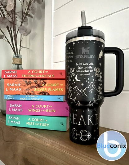 40 Oz ACOTAR Inspired Tumbler - Perfect Gift For Fans TA13