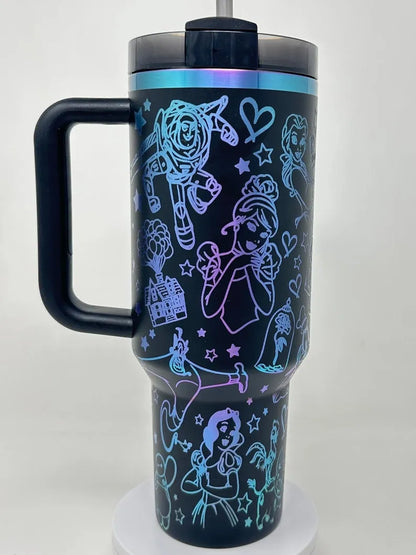 40oz Quencher DN Tumbler - Magical Holiday Characters TZ45