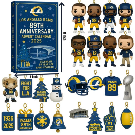 Los Angeles Rams Advent Calendar 2025 89TH ANNIVERSARY