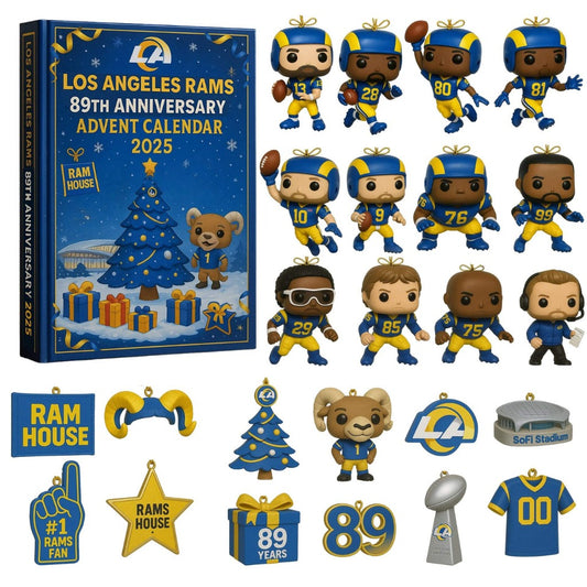 Los Angeles Rams Advent Calendar 2025 89TH ANNIVERSARY