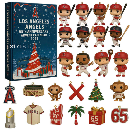 Los Angeles Angels Advent Calendar 2025 65TH ANNIVERSARY