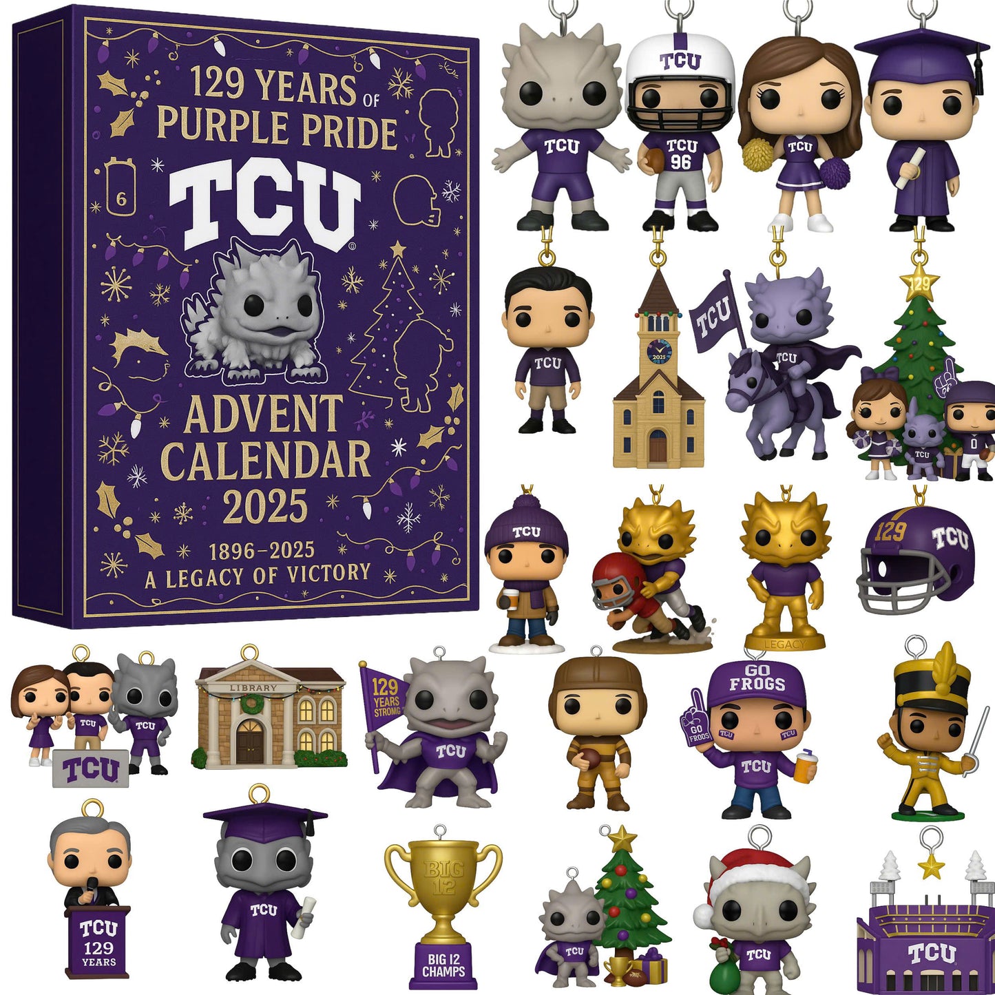 TCU Horned Frogs Limited Edition 2025 Advent Calendar