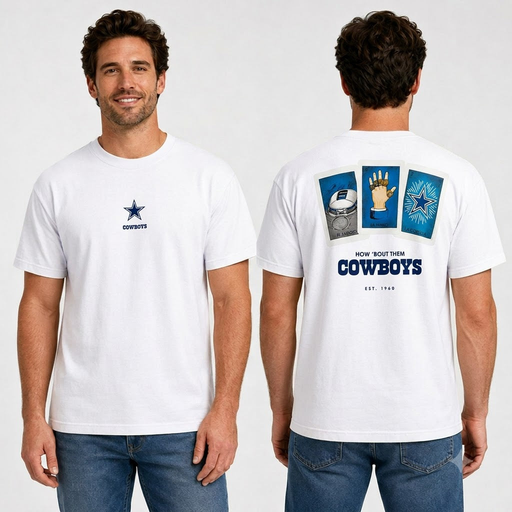 DAL How ‘Bout Them Cowboys Est 1960 Two Sides T-Shirt - Printed