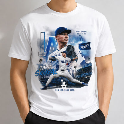 LAD Tarik Skubal Welcome To LA One Side Printed T-Shirt