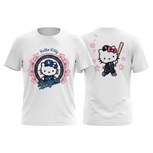LAD x Hello Kitty Tokyo Series 2025 Champions 3D T-Shirt - Printed