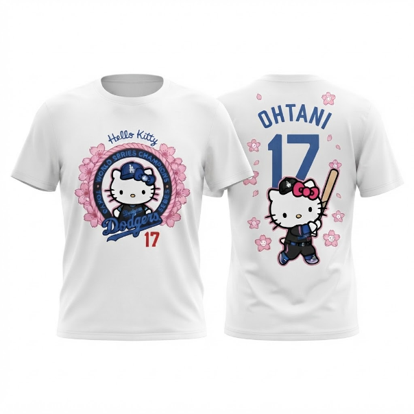 LAD x Hello Kitty Tokyo Series 2025 Champions 3D T-Shirt - Printed