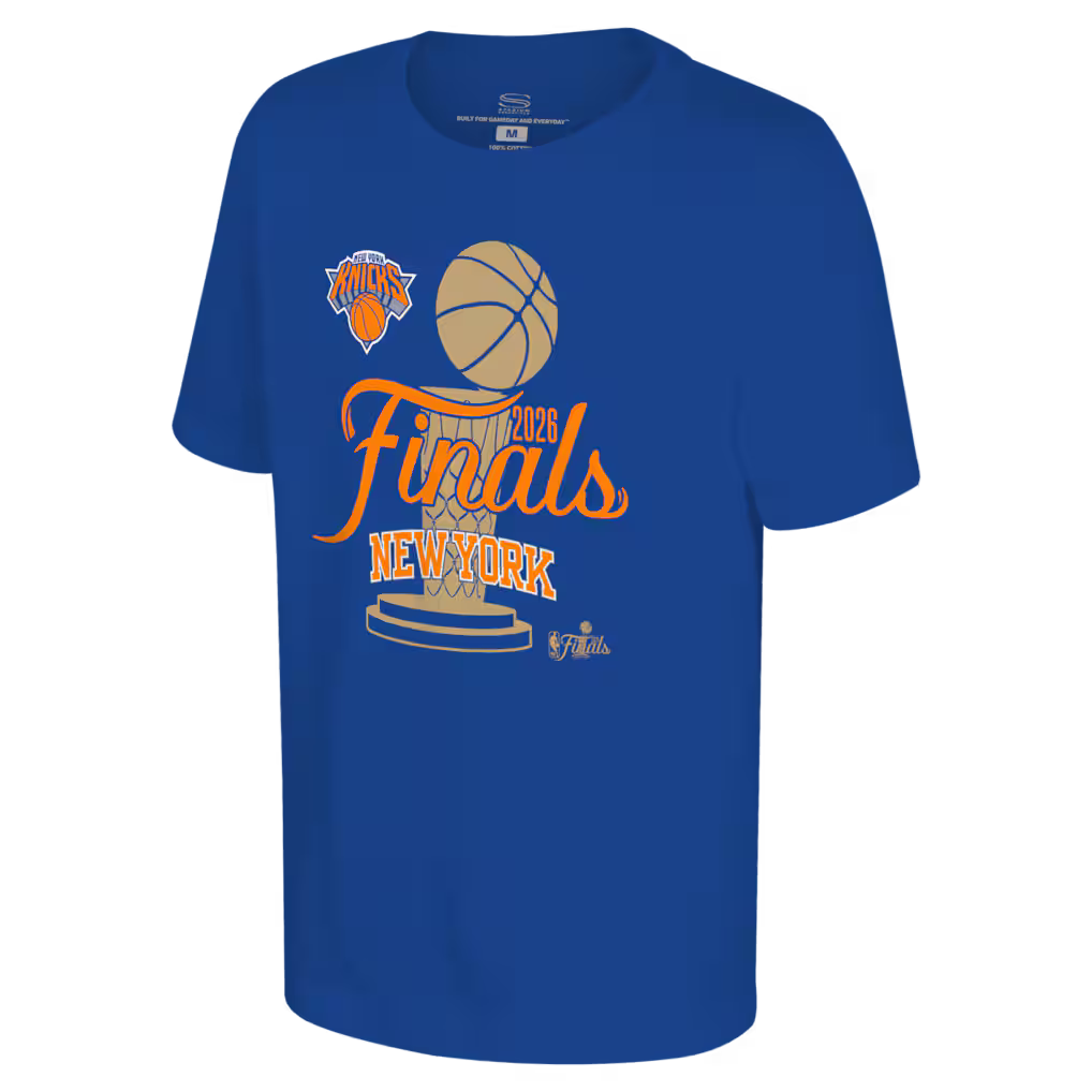 NYK 2026 Basketball Finals Game One Side Printed T-Shirt